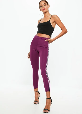 Сиреневые демисезонные леггинсы Missguided
