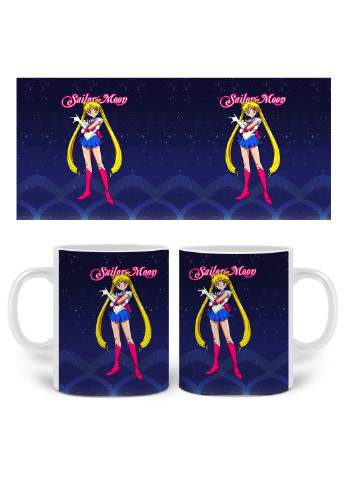 Кружка Сейлор Мун (Sailor Moon) 330 мл горнятко керамічне (20259-2916) MobiPrint (224806219)