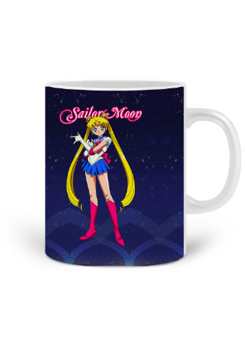 Кружка Сейлор Мун (Sailor Moon) 330 мл Чашка Керамическая (20259-2916) MobiPrint (224806219)
