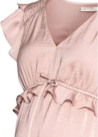 Бледно-розовое кэжуал платье для беременных H&M