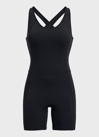 Комбінезон Under Armour комбінезон-шорти однотонний чорний спортивний поліестер