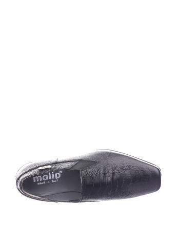 Черно-белые туфли на резинке Malip