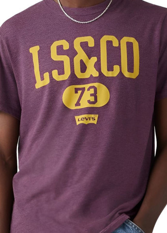 Темно-лілова футболка Levi's
