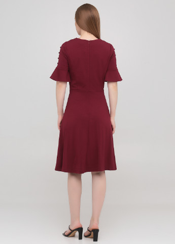 Бордова кежуал сукня кльош Boden однотонна