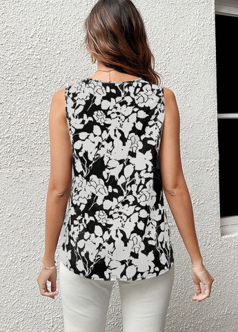 Чёрно-белую блуза SHEIN