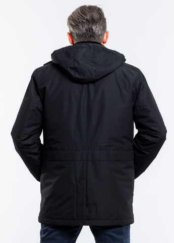 Чорна зимня куртка зимова з підкладкою, що відстібається Astoni OPTIMA