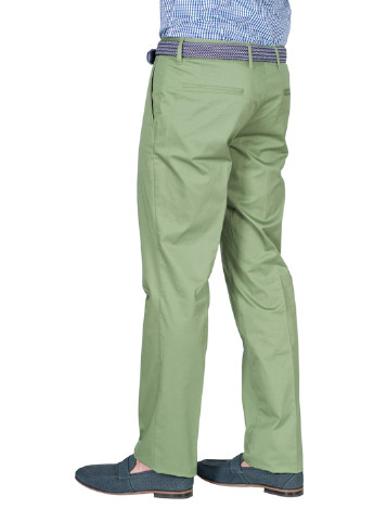 Светло-зеленые кэжуал демисезонные классические брюки Arber