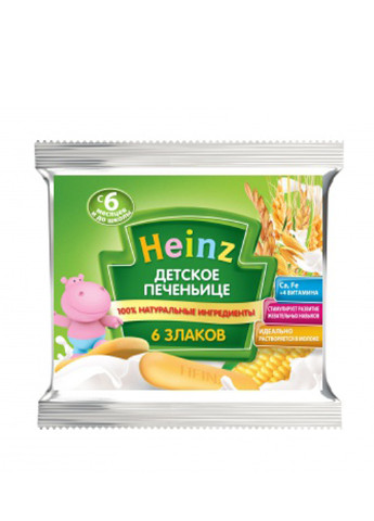 Детское печенье 6 злаков, 60 г Heinz (151219788) ‣ Купить в интернет ...