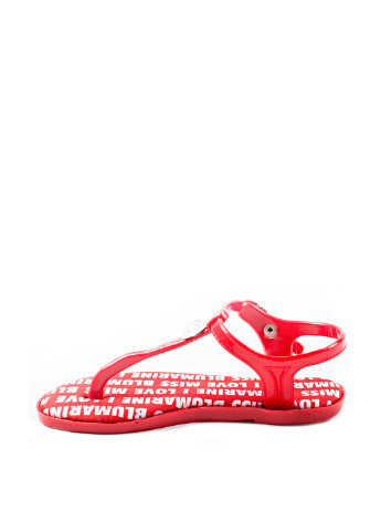 Красные кэжуал сандалии Miss Blumarine с ремешком