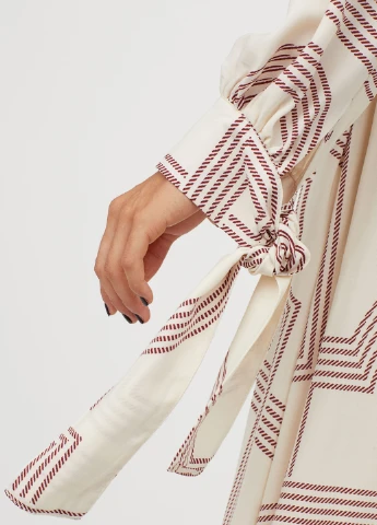 Пісочна кежуал сукня H&M з геометричним візерунком