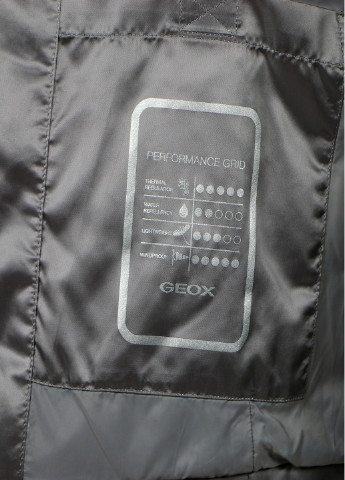 Светло-серая демисезонная женская демисезонная куртка Geox