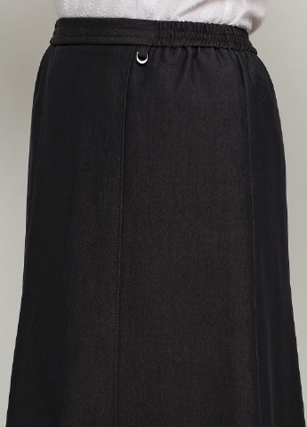 Грифельно-серая кэжуал меланж юбка BRANDTEX CLASSIC с высокой талией