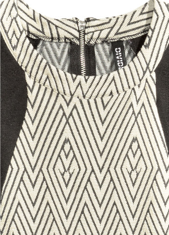 Комбінована кежуал сукня футляр H&M з геометричним візерунком