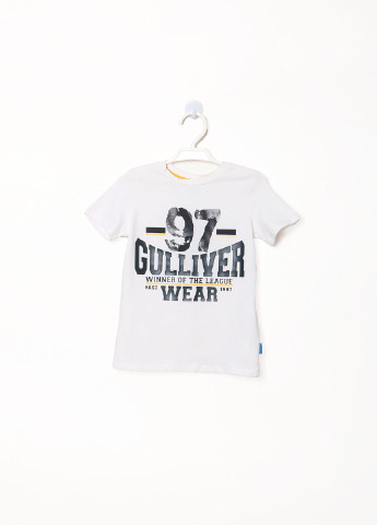 Біла літня футболка Gulliver