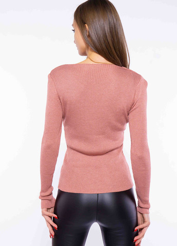 Темно-рожевий демісезонний пуловер пуловер Time of Style