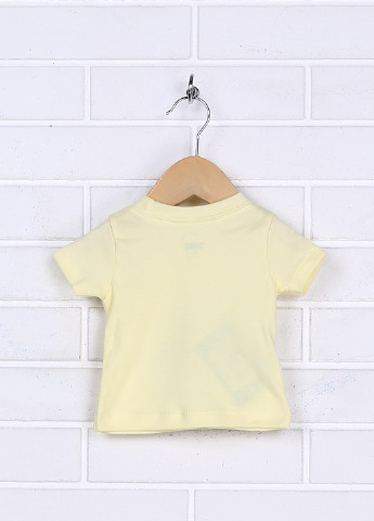 Желтая летняя футболка с коротким рукавом Baby Art