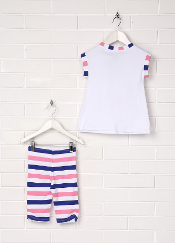 Білий літній комплект (футболка, бриджі) Junior Play