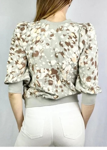 Комбинированный свитшот Democracy колор блок без декора (328269801)