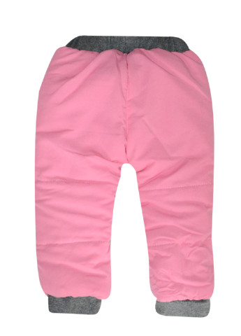 Розовые кэжуал зимние со средней талией брюки Sani