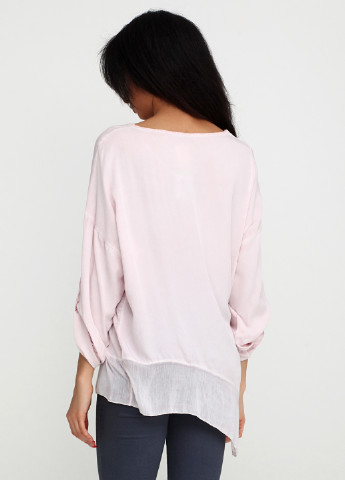 Светло-розовая демисезонная блуза No Brand