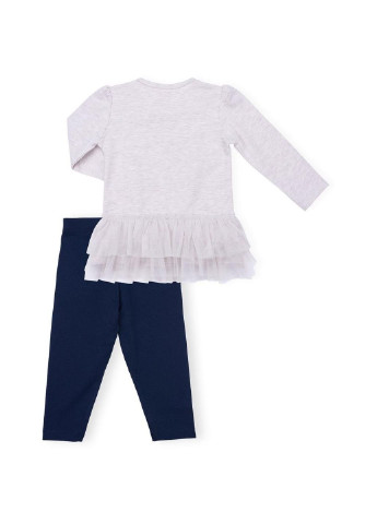 Бежевий демісезонний костюм десткий з лебедем (9959-86g-beige) Breeze