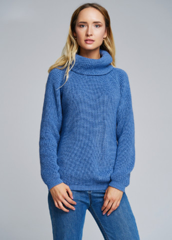 Светло-синий демисезонный свитер SVTR