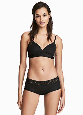 Чорний демісезонний трусики (3 шт) H&M