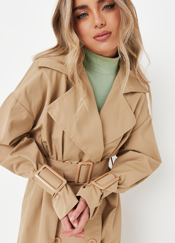 Плащ Missguided тренчкот на гудзиках демісезон (276135061)