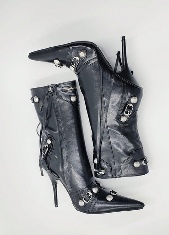 Черные демисезонная ботильоны SHEIN