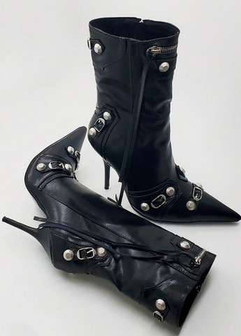 Черные демисезонная ботильоны SHEIN