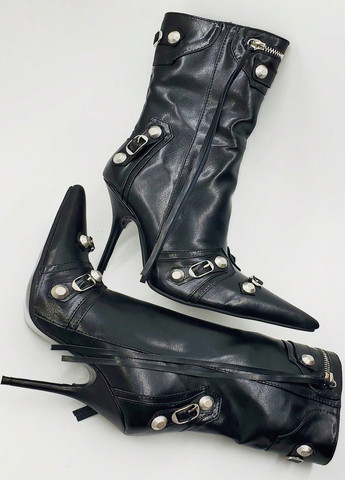 Черные демисезонная ботильоны SHEIN