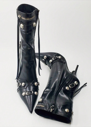 Черные демисезонная ботильоны SHEIN