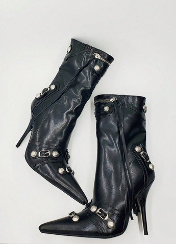 Черные демисезонная ботильоны SHEIN