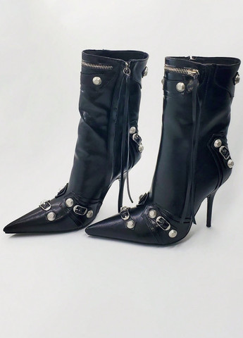 Черные демисезонная ботильоны SHEIN