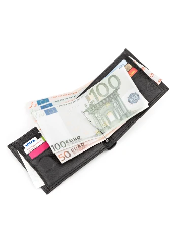 Чоловіче шкіряне портмоне 12х9,5х2,5 см Karya (253173980)