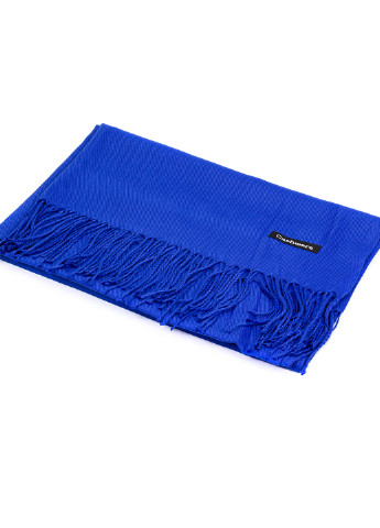 Жіночий кашеміровий шарф, синій Cashmere S92012 однотонний синій кежуал акрил, кашемір