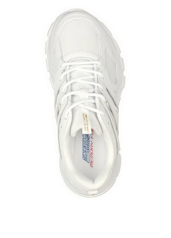 Белые демисезонные кроссовки Skechers Sierra