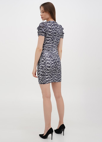 Комбінована вечірня, святковий сукня силуетна Michael Kors з абстрактним візерунком