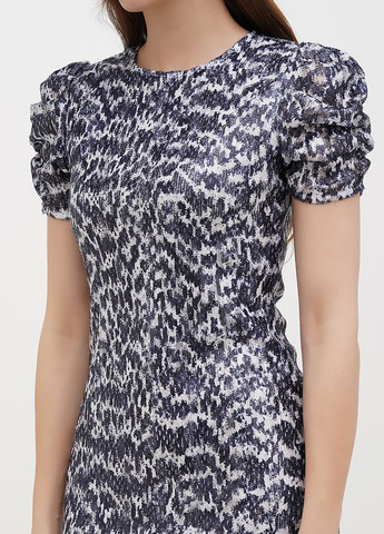 Комбінована вечірня, святковий сукня силуетна Michael Kors з абстрактним візерунком