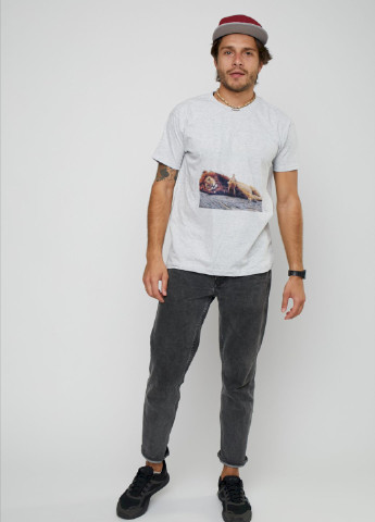 Сіра футболка чоловіча YAPPI