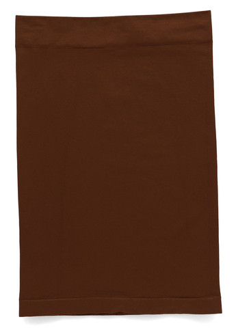 Коричневая кэжуал однотонная юбка PrettyLittleThing карандаш