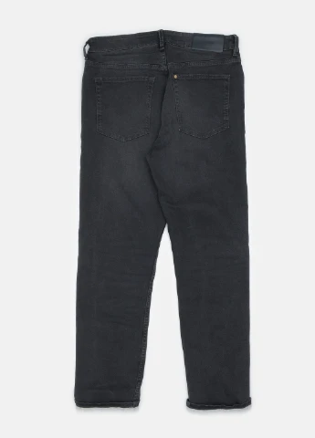 Черные демисезонные джинсы H&M