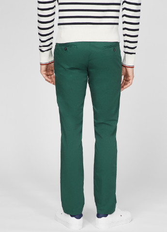 Зеленые кэжуал демисезонные чиносы брюки Tommy Hilfiger