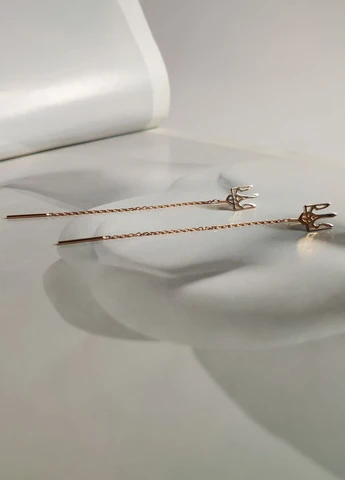 Сережки Golden Flame (259063924)