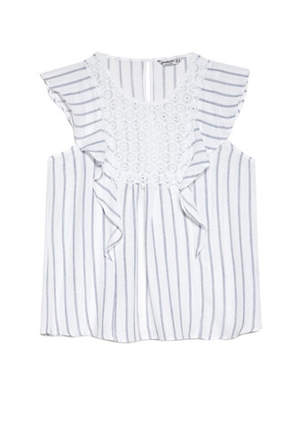 Біла блуза Stradivarius