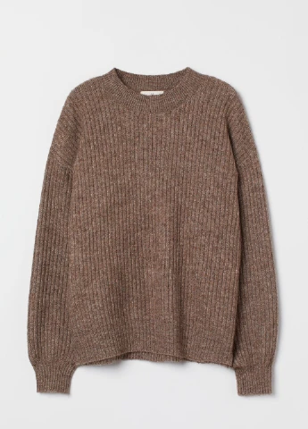 Темно-бежевый демисезонный свитер H&M