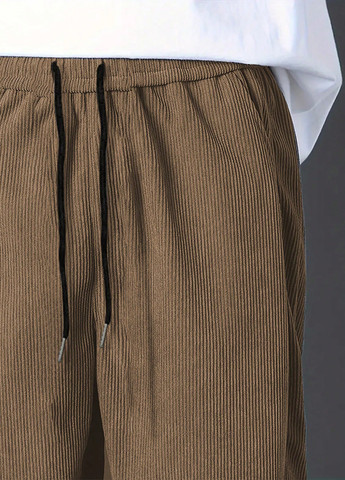 Хаки кэжуал демисезонные джоггеры брюки SHEIN