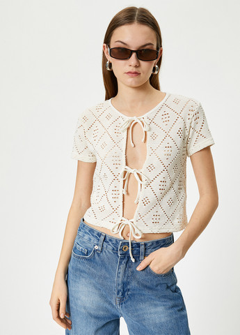 Молочная блуза KOTON