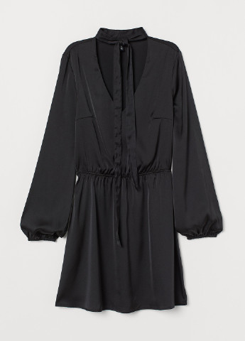Чорна кежуал сукня сорочка H&M