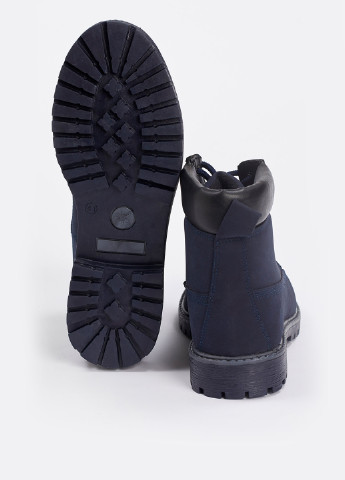 Темно-синие осенние ботинки DeFacto